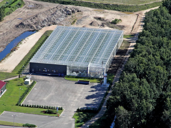 Getliņi greenhouse construction I, III stage