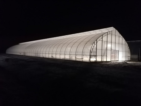 Construction of several greenhouses in Jaunkalsnava